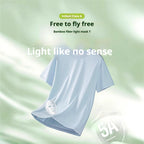 NLW Men Premium Bamboo & Cotton Cool Tee – Ultra-Soft Moisture-Wicking Summer T-Shirt