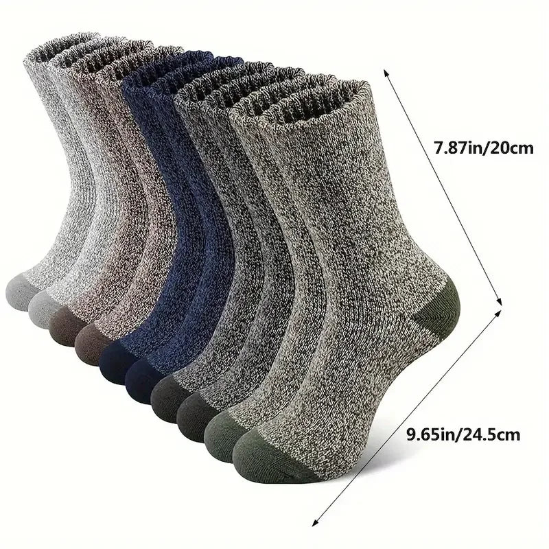 5 Pairs Thermal Socks for Cold Weather