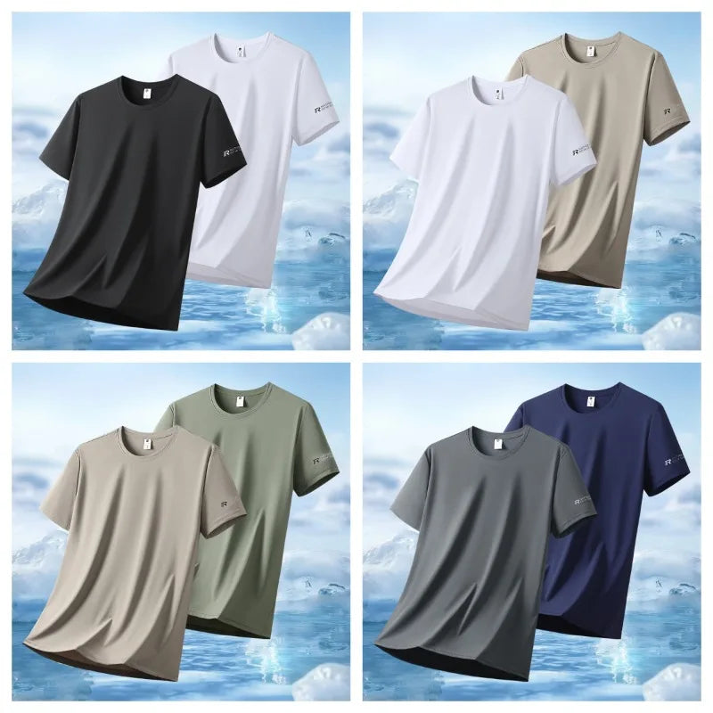 NLW Men’s Ice Silk Performance Tee – Ultra-Cool Training Shirt