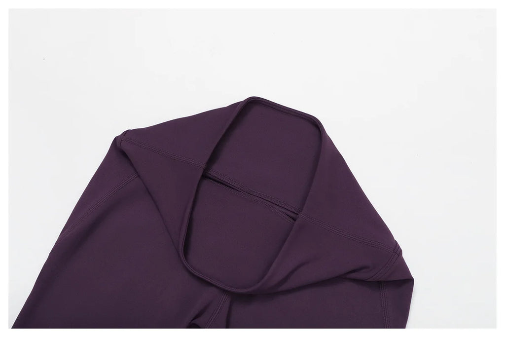 NLW High-Elasticity Crop Top & Matching Gym Leggings