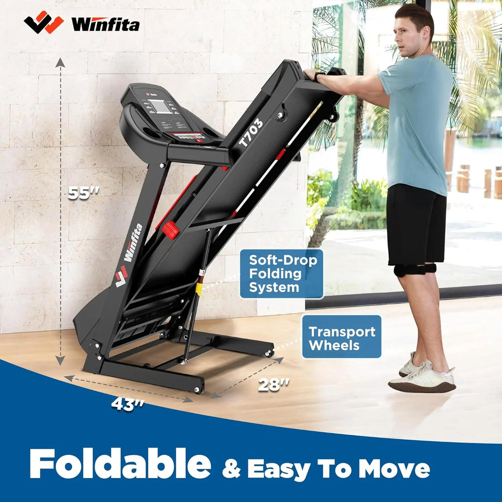 NLW Fitness Pro Treadmill with Bluetooth App