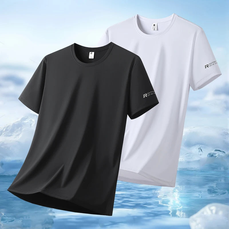 NLW Men’s Ice Silk Performance Tee – Ultra-Cool Training Shirt