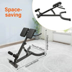 NLW Multi-Functional Foldable Roman Chair – 5-Position Hyperextension Back & Core Exercise Bench