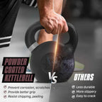 NLW Premium Cast Iron Kettlebell | Strength Training Equipmen