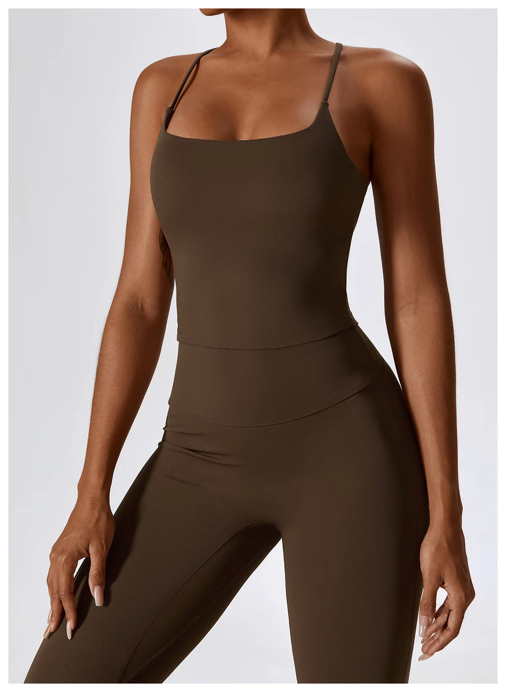 NLW Elite Seamless 2-Piece Yoga Set – High-Performance Compressed Fitness Suit