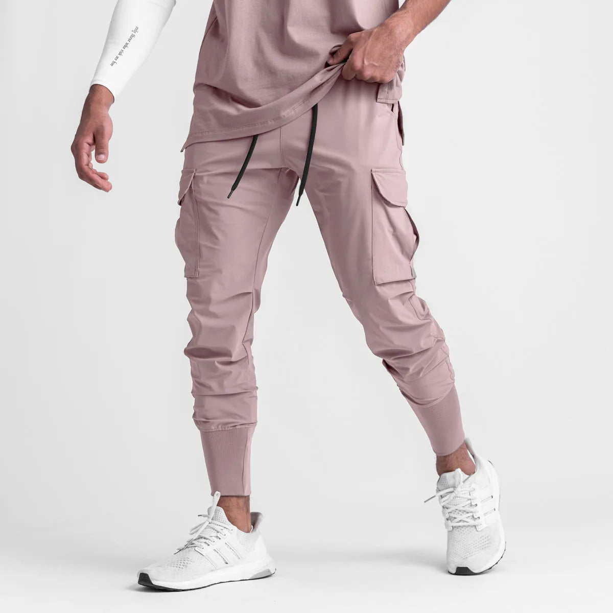 NLW High-Performance Nylon-Elastane Running Track Pants