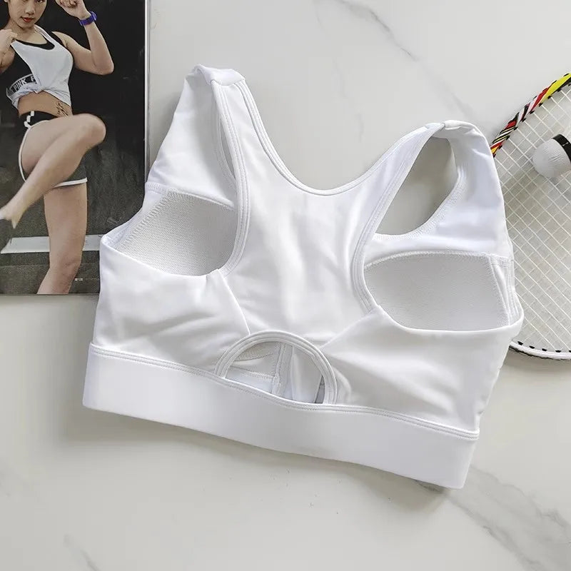 NLW High Impact Front Zipper Sports Bra