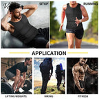 Men  Slimming Compression Body Shaper Waist Trainer Vest
