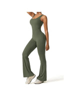 NLW Seamless Backless Flare Jumpsuit