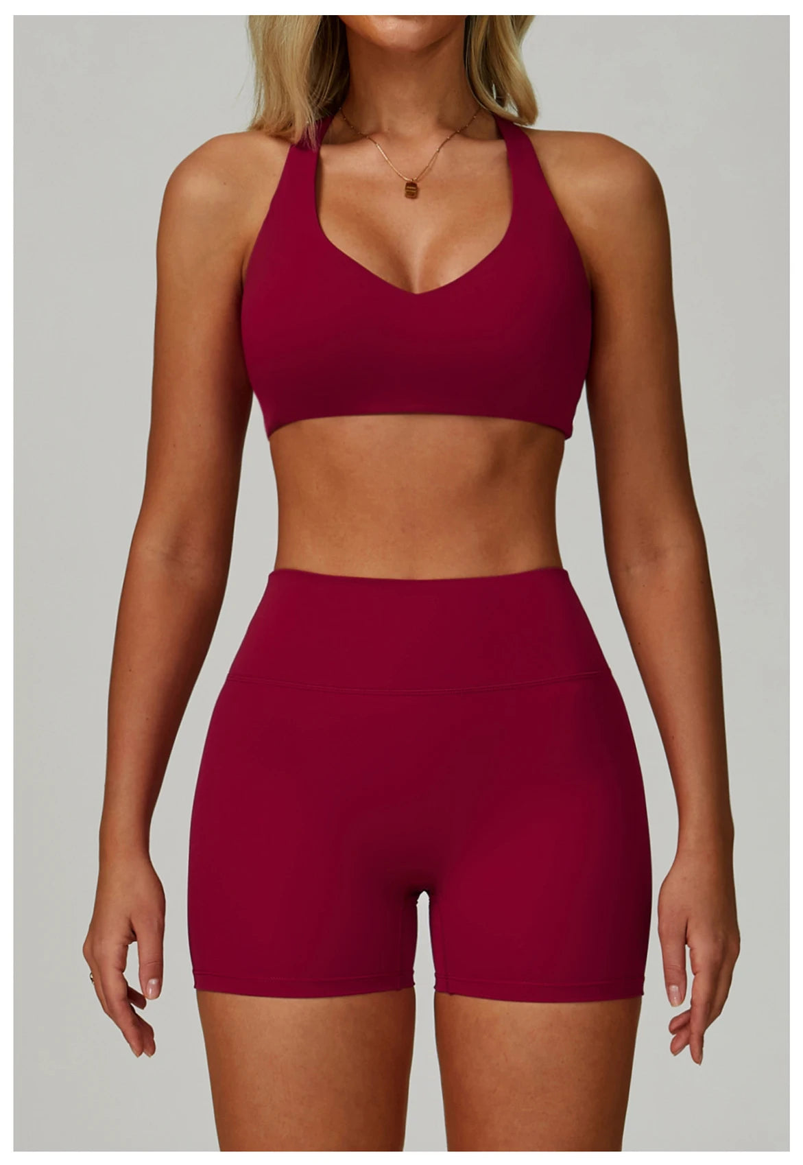 NLW 2-3PCS  Women Fitness Set High Waist