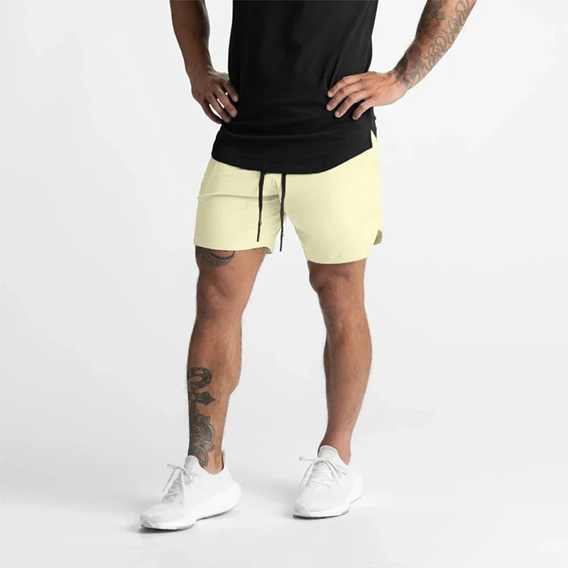 NLW Men's Summer Drawstring Workout Jogger Pants