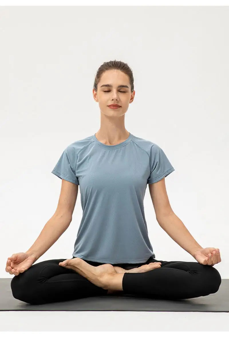 Women's Ice Silk Loose-Fit Training T-Shirt