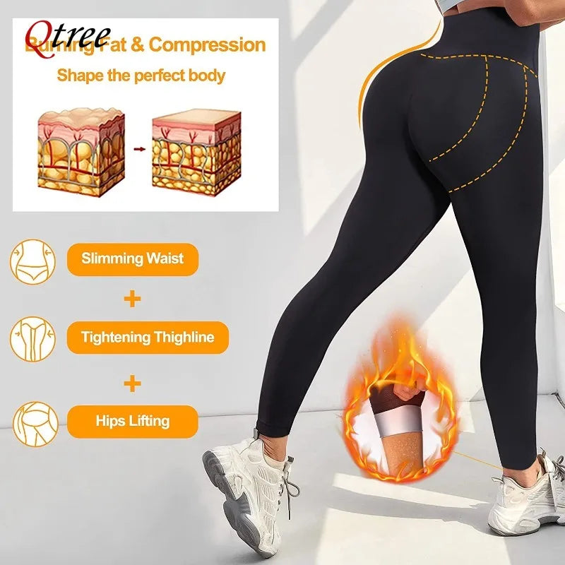 NLW Sauna Leggings Waist Trainer Shapewear  Pants