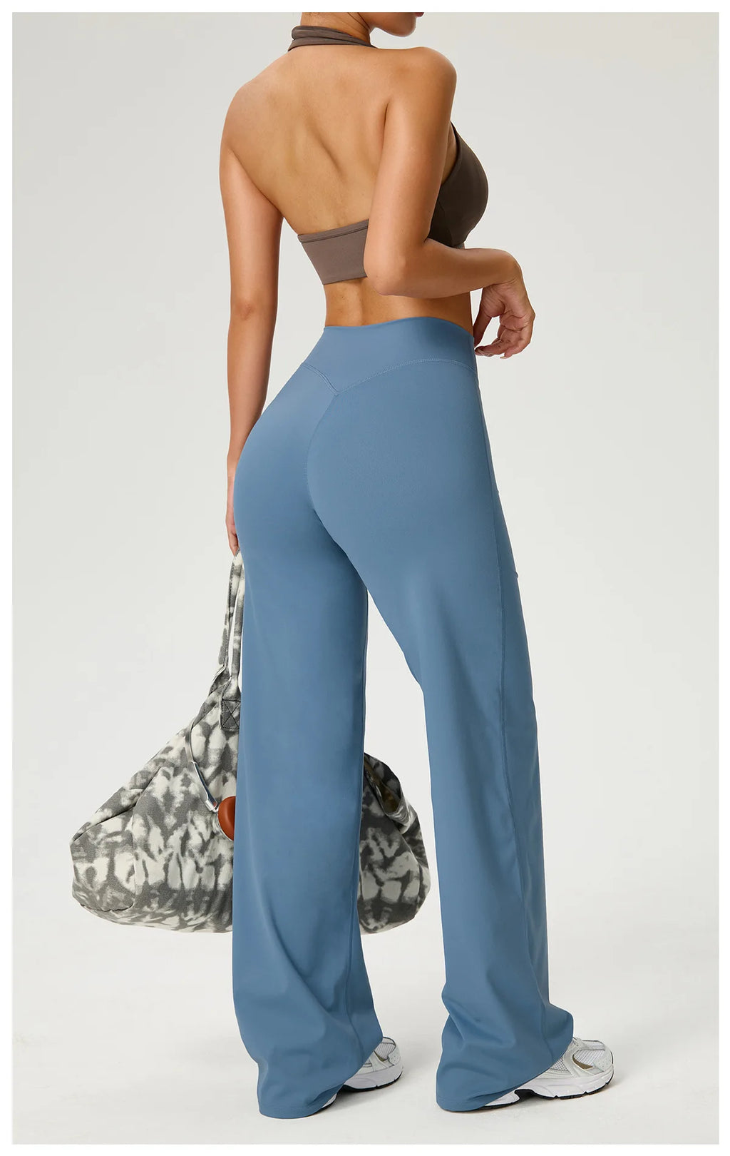 NLW Second-Skin Flared Leggings – Ultra-Elastic High-Waist Studio Yoga Pants
