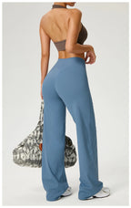NLW Second-Skin Flared Leggings – Ultra-Elastic High-Waist Studio Yoga Pants