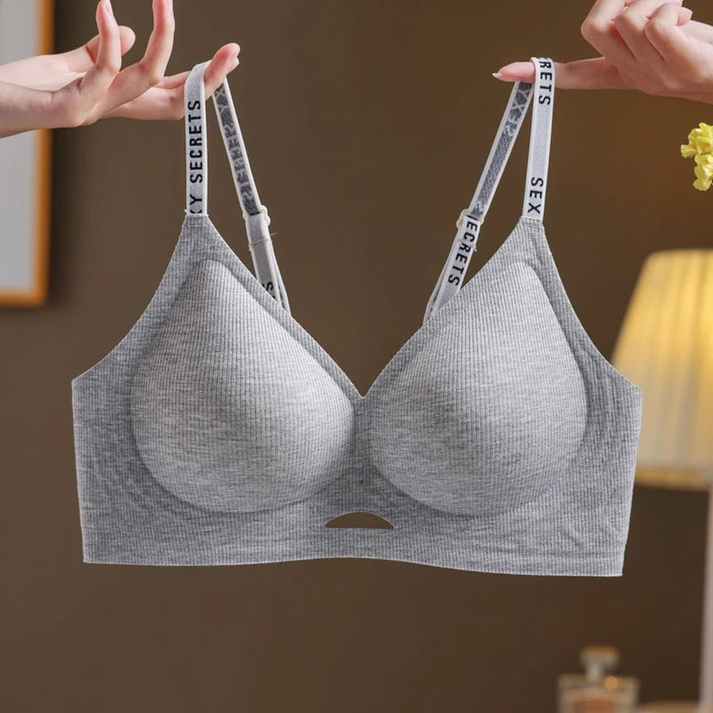 NLW Seamless Comfortable, Wire free Breathable, Push-up Sports Bra