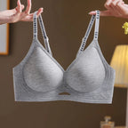 NLW Seamless Comfortable, Wire free Breathable, Push-up Sports Bra
