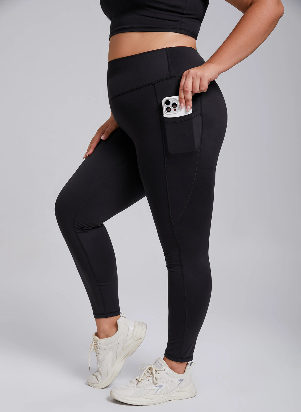 Premium 2-Piece Plus Size Sports Set – High-Performance Yoga & Fitness Wear