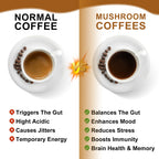 NLW - Mulittea 10 Mushroom Extract Powder - Lion's Mane & Cordyceps for Energy & Focus