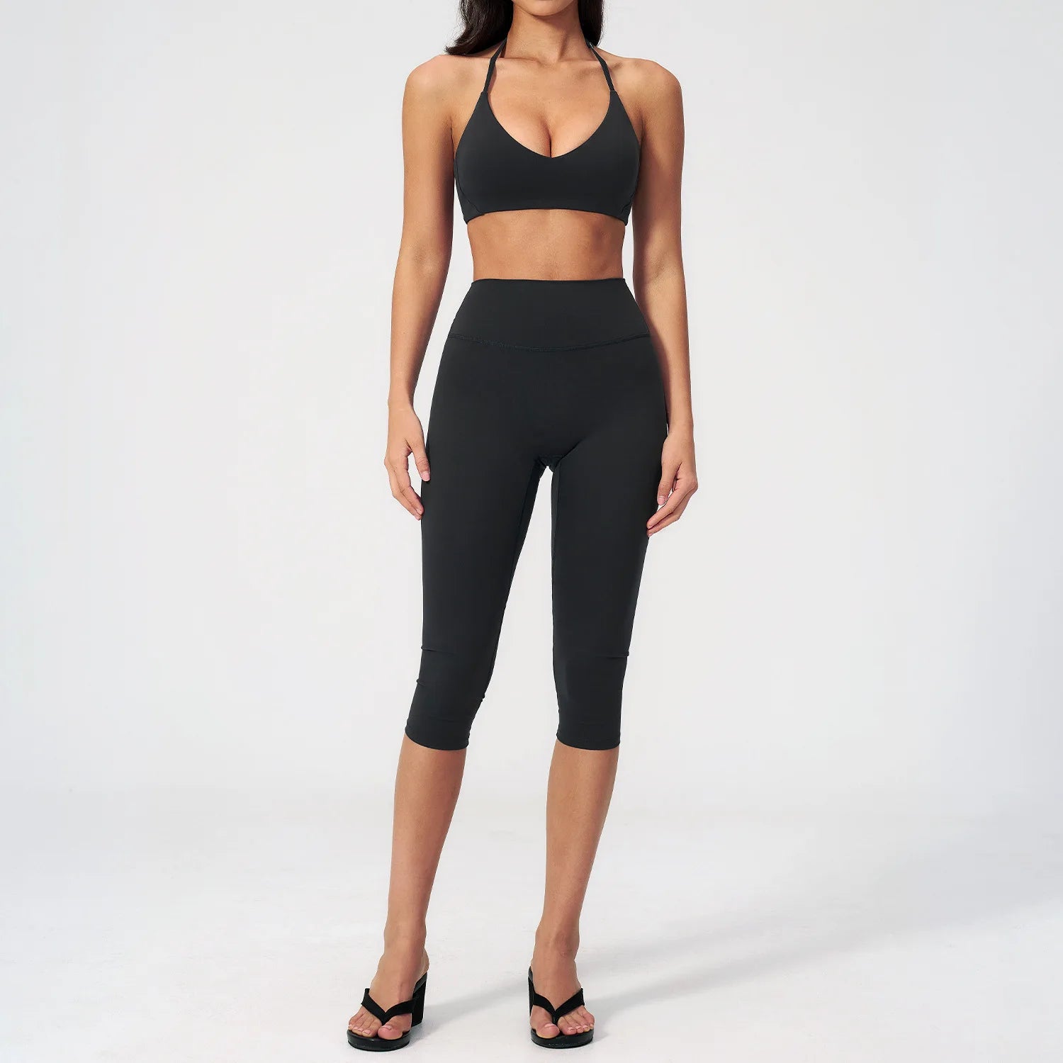 NLW- 2-Piece Seamless Capri Workout Set