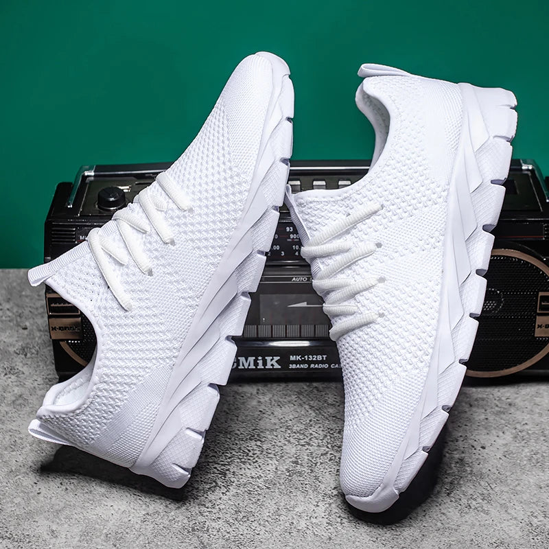NLW Men's Ultra-Light Flyknit Casual Sneakers
