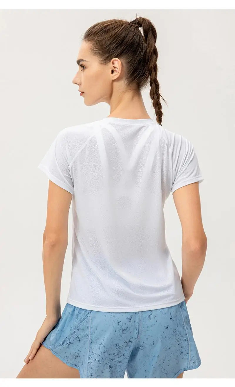 Women's Ice Silk Loose-Fit Training T-Shirt