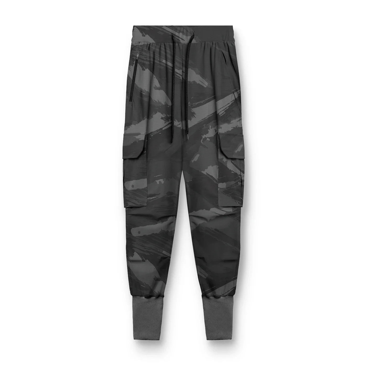 NLW Men’s Tactical Nylon Joggers – Multi-Pocket Track Pants