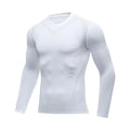 NLW Men's Quick-Dry Tight Training Jersey – High-Compression Gym & Running Shirt