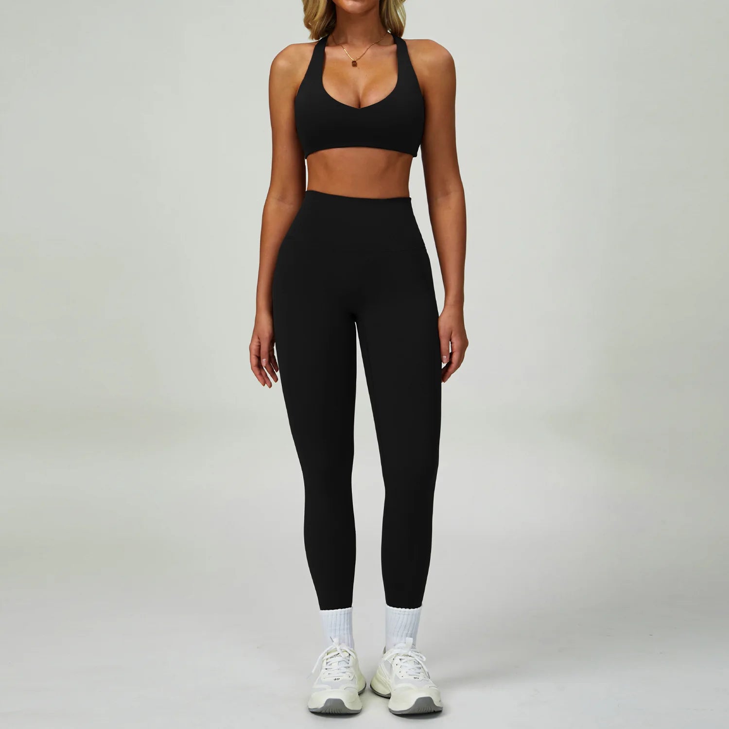 NLW 2-3PCS  Women Fitness Set High Waist