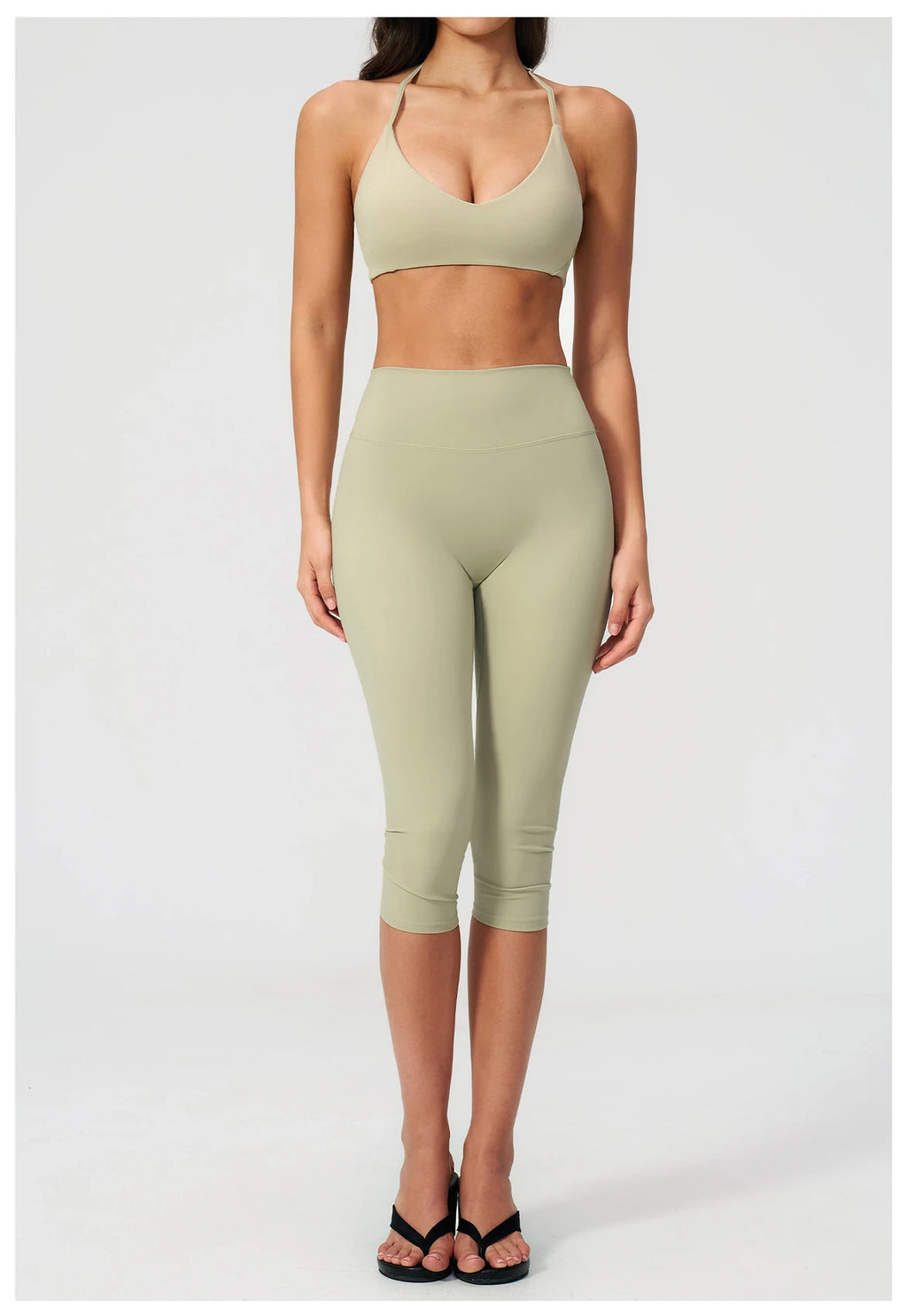 NLW- 2-Piece Seamless Capri Workout Set