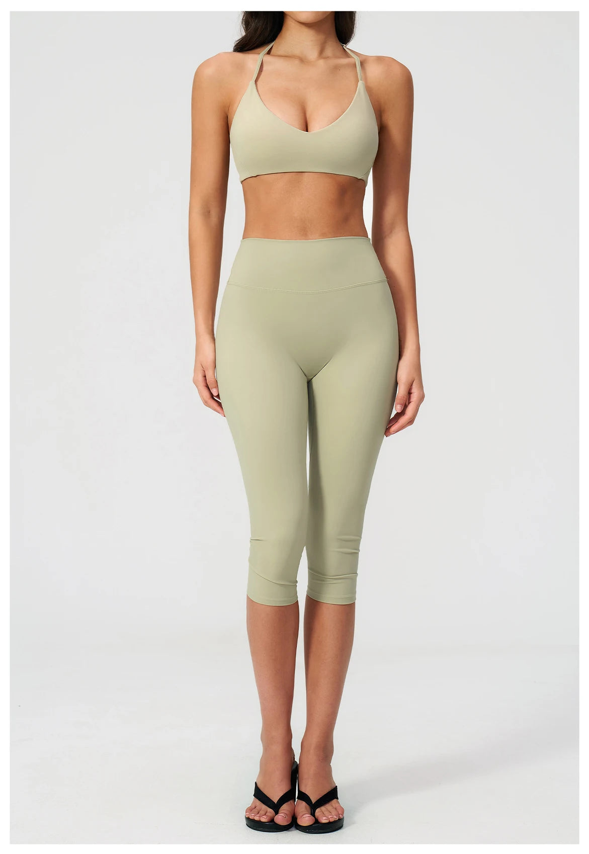 NLW- 2-Piece Seamless Capri Workout Set