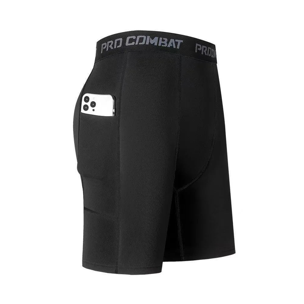 NLW Men's Pro-Fit Compression Tights – High-Performance Gym & Running Leggings