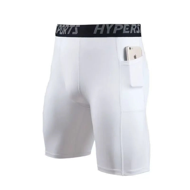 NLW Men's Pro-Fit Compression Tights – High-Performance Gym & Running Leggings