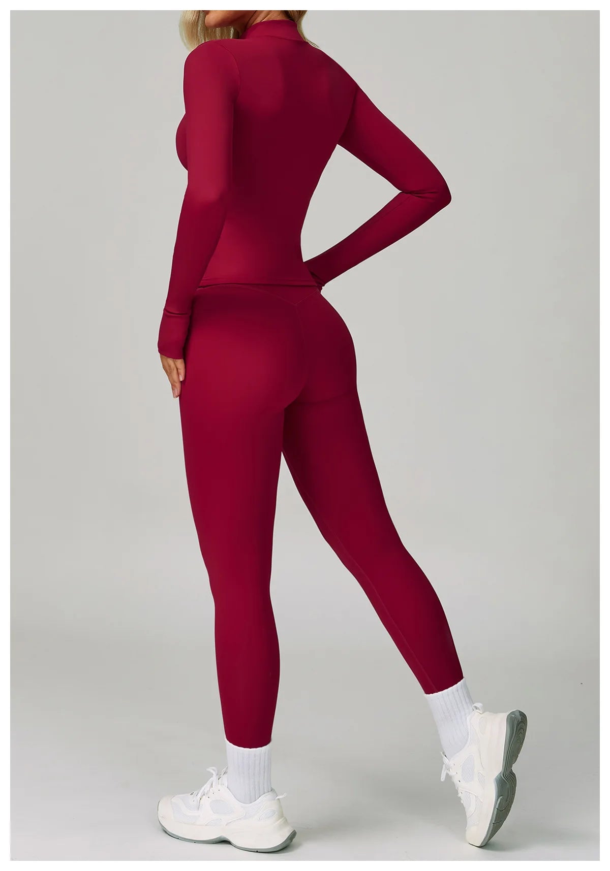 NLW 2-3PCS  Women Fitness Set High Waist