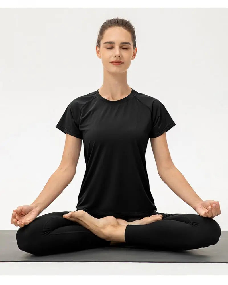Women's Ice Silk Loose-Fit Training T-Shirt