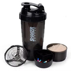 NLW 3 Layers Shaker Protein Bottle