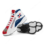 NLW "Orgullo" Dominican Heritage Basketball Shoes – Custom Print-On-Demand Sneakers