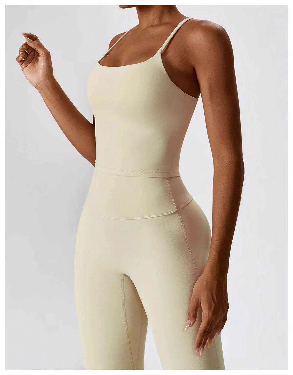 NLW Elite Seamless 2-Piece Yoga Set – High-Performance Compressed Fitness Suit