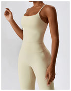 NLW Elite Seamless 2-Piece Yoga Set – High-Performance Compressed Fitness Suit