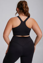 Premium 2-Piece Plus Size Sports Set – High-Performance Yoga & Fitness Wear