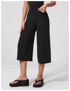NLW High-Waisted Flared Capri Pants