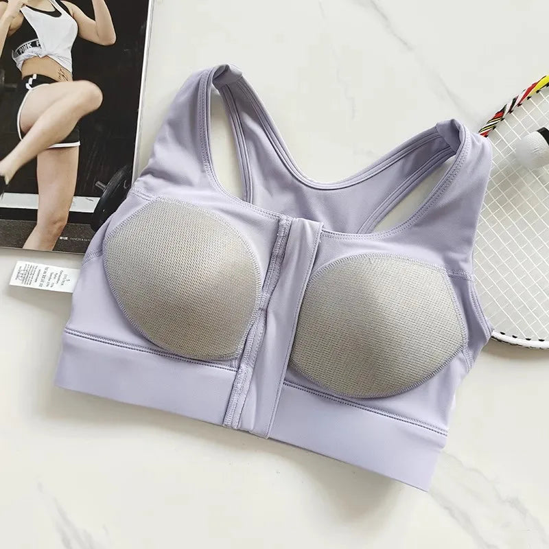 NLW High Impact Front Zipper Sports Bra