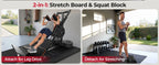 NLW Commercial-Grade Ultra-Quiet Hack Squat & 45° Leg Press Combo Machine