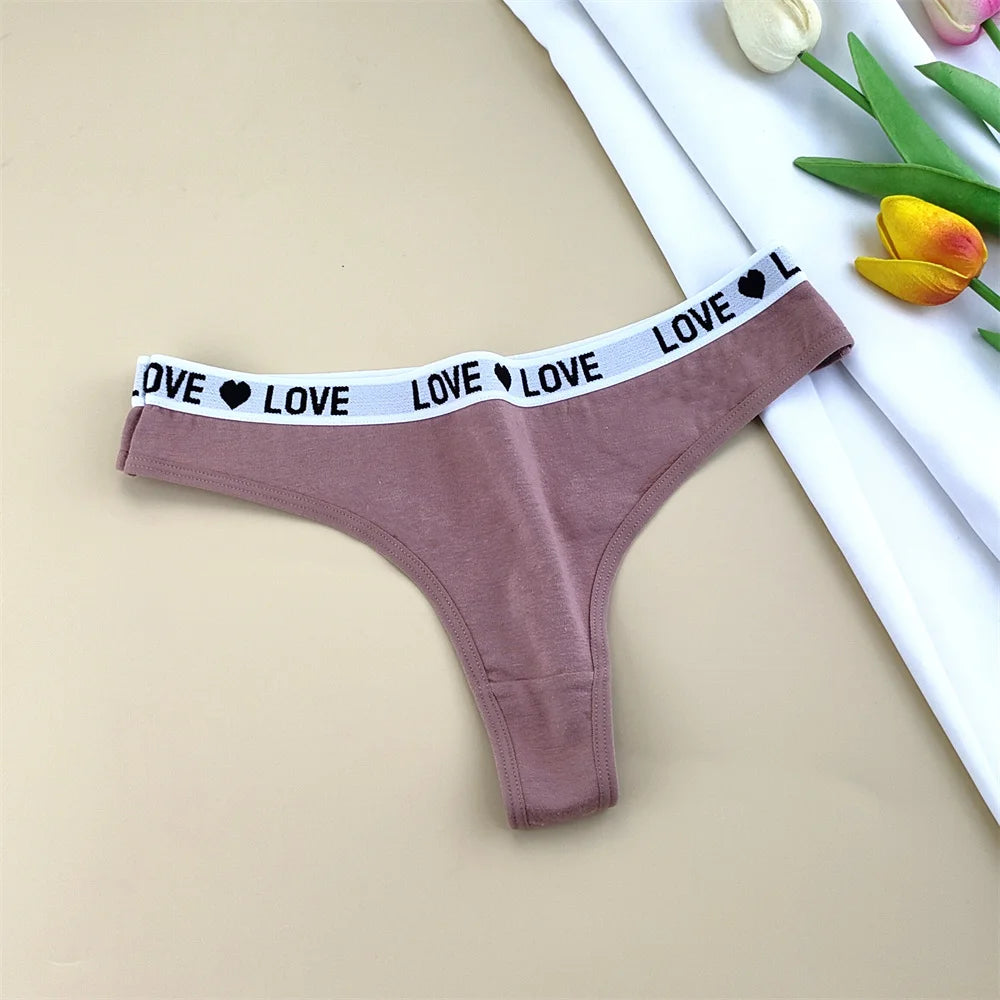 NLW -Love Cotton Thong Pack (3-Pack)