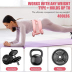 NLW Pro Hip Thrust Belt – Thickened & Widened Glute Workout Belt for Dumbbells, Kettlebells & Plates