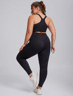 Premium 2-Piece Plus Size Sports Set – High-Performance Yoga & Fitness Wear