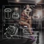 NLW 3 Layers Shaker Protein Bottle