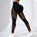 V-Back Hollow Out Scrunch Leggings – Seamless Booty-Lifting Fitness Tights