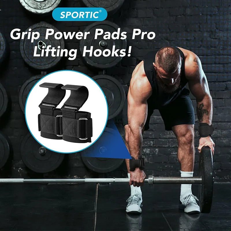 NLW Heavy-Duty Weightlifting Hooks