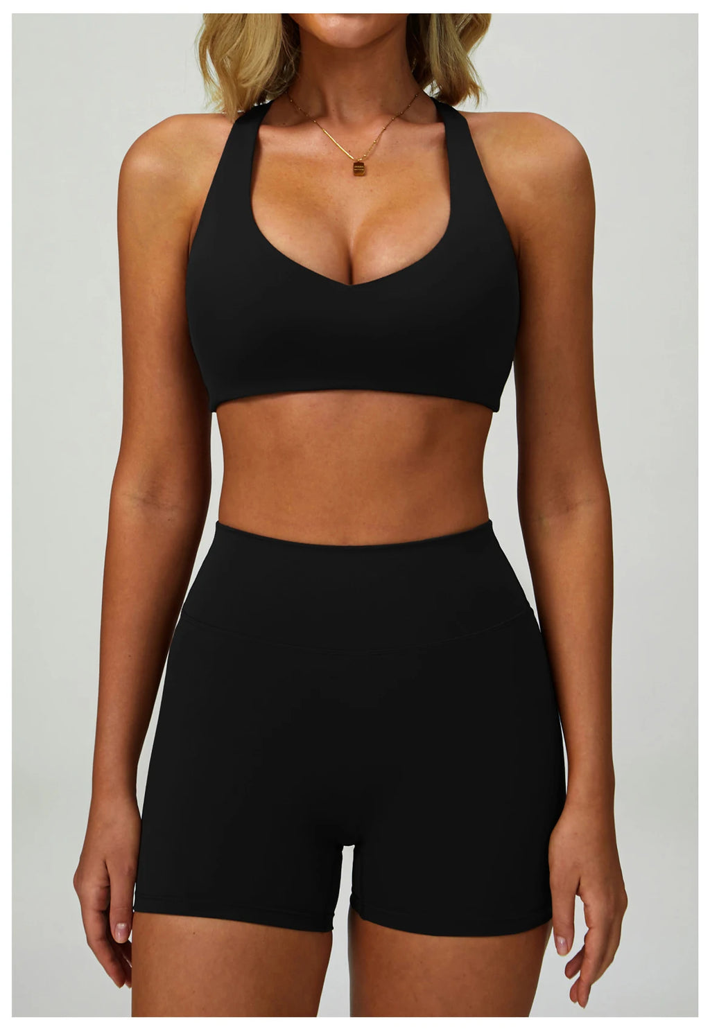 NLW 2-3PCS  Women Fitness Set High Waist